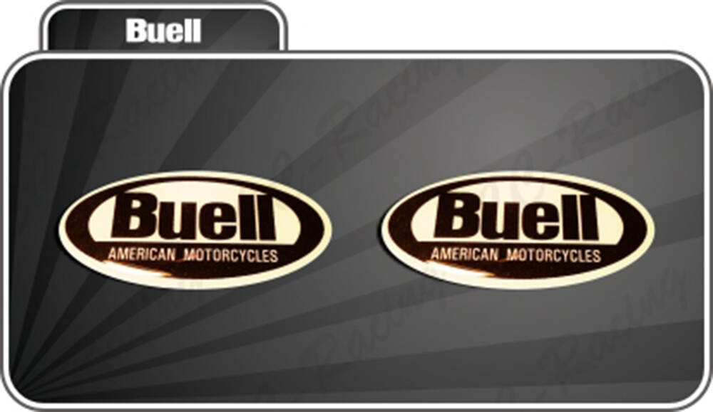 2 Resin Stickers 3D BUELL