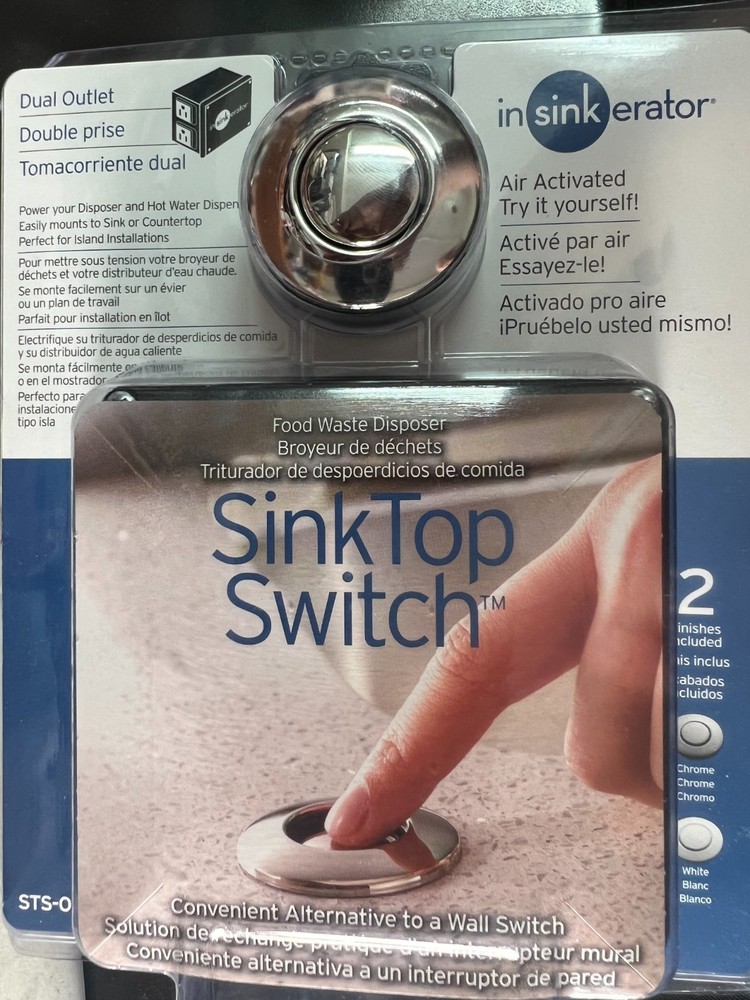 InSinkErator STS00 Garbage Disposal Dual Outlet Sink-Top Air Switch Kit 0358