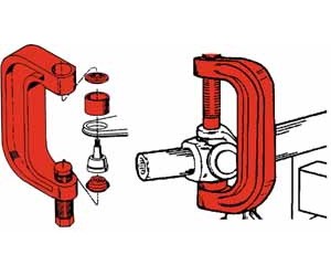 SPC 72509 BALL JOINT PRESS W/ADAPTORS