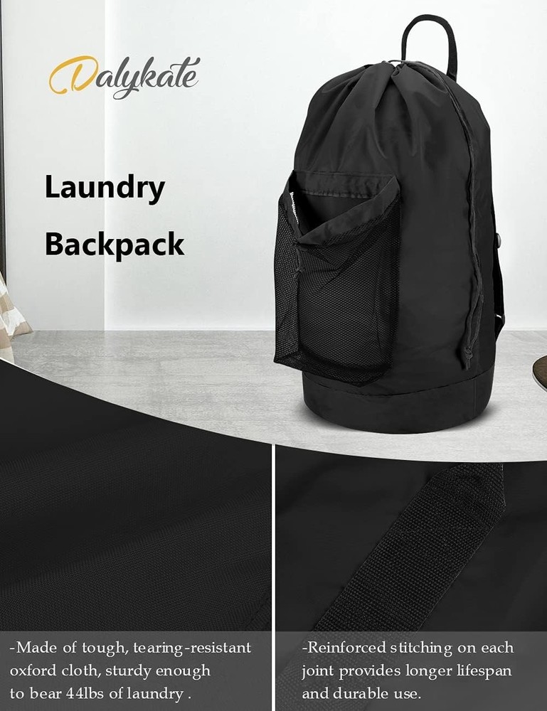 Large Capacity Waterproof Laundry Backpack - Perfect for Apartments & Camping