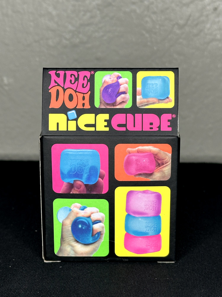 NeeDoh Nice Cube Super Solid Squeezable Sensory Toy (Choose your Color!)