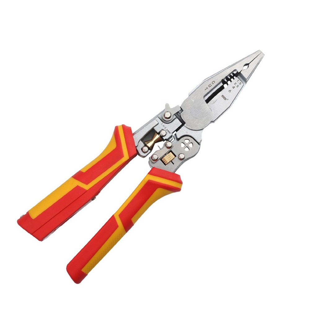 Wire Stripper Tool Voltage Tester Pliers Multi Function for Wire Cutter Twister