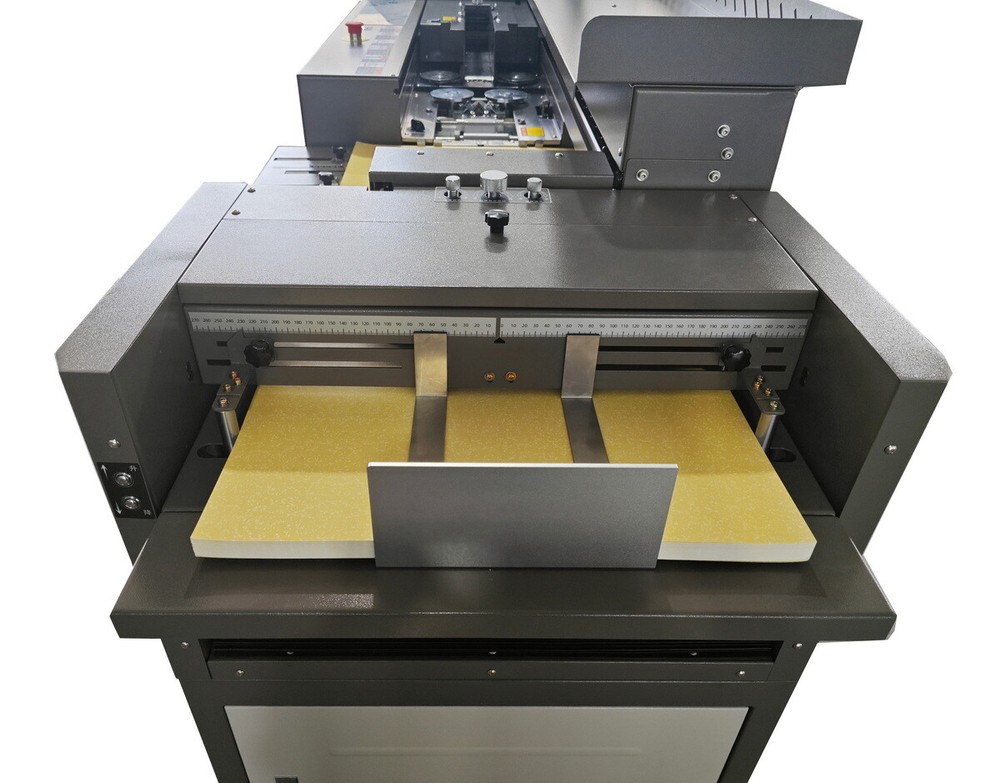 A4 Deluxe Perfect Binding Machine Book Binder+Auto Cover Feeder&Creasing Scoring