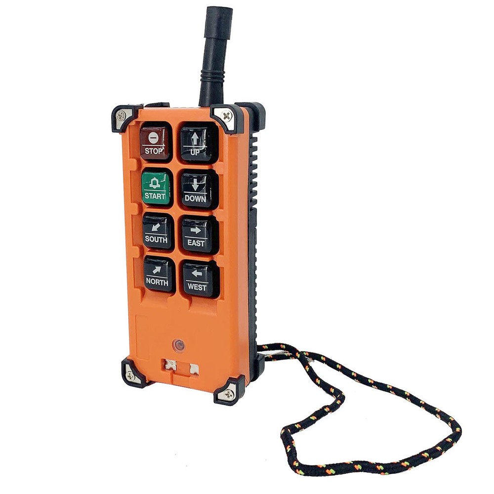 Wireless Crane Remote Control Industrial 8 Buttons Remote Control 12V-24V