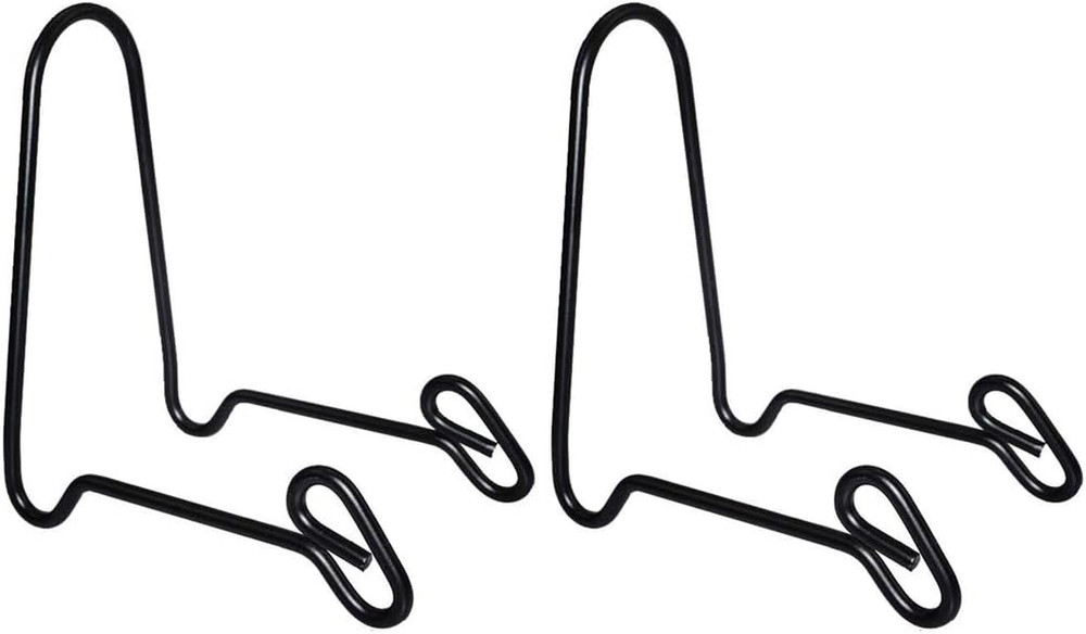 2 Pack Display Stand Easel Iron Bowl Stands for Display Medium Deep Bowls, Platt