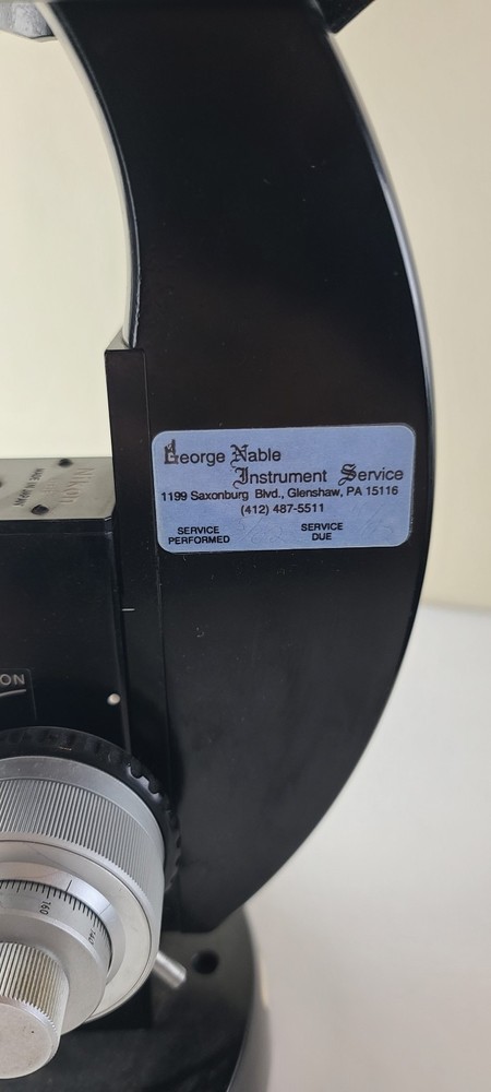 Vintage Black Nikon Microscope Frame ~ Parts