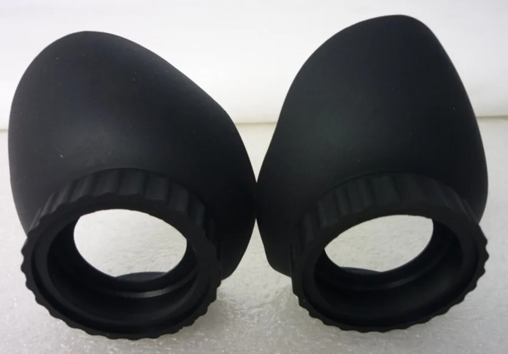 45.5mm Microscope Telescope Monocular Plastic Rubber Eye Guards Shield Cups