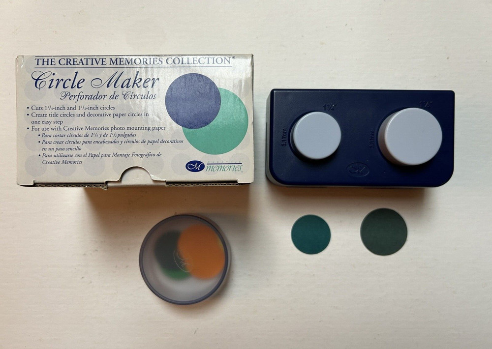 Creative Memories Personal Trimmer & Paper Punch Circle Maker