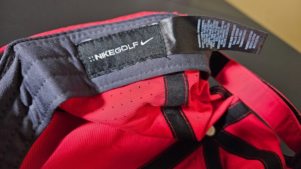 Hermitage Golf Club Red Nike Red Golf Adjustable Hat