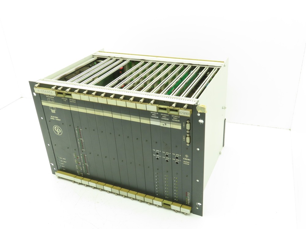 Dyna-Tork CSS90/CSS91 Power Supply Spindle Processor 15-Slot PLC Card Rack