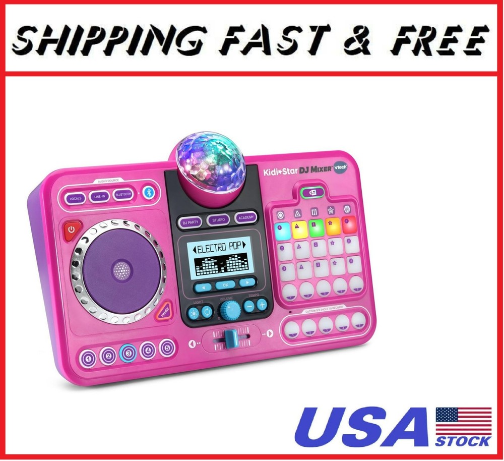 VTech Kidi Star DJ Mixer, Pink