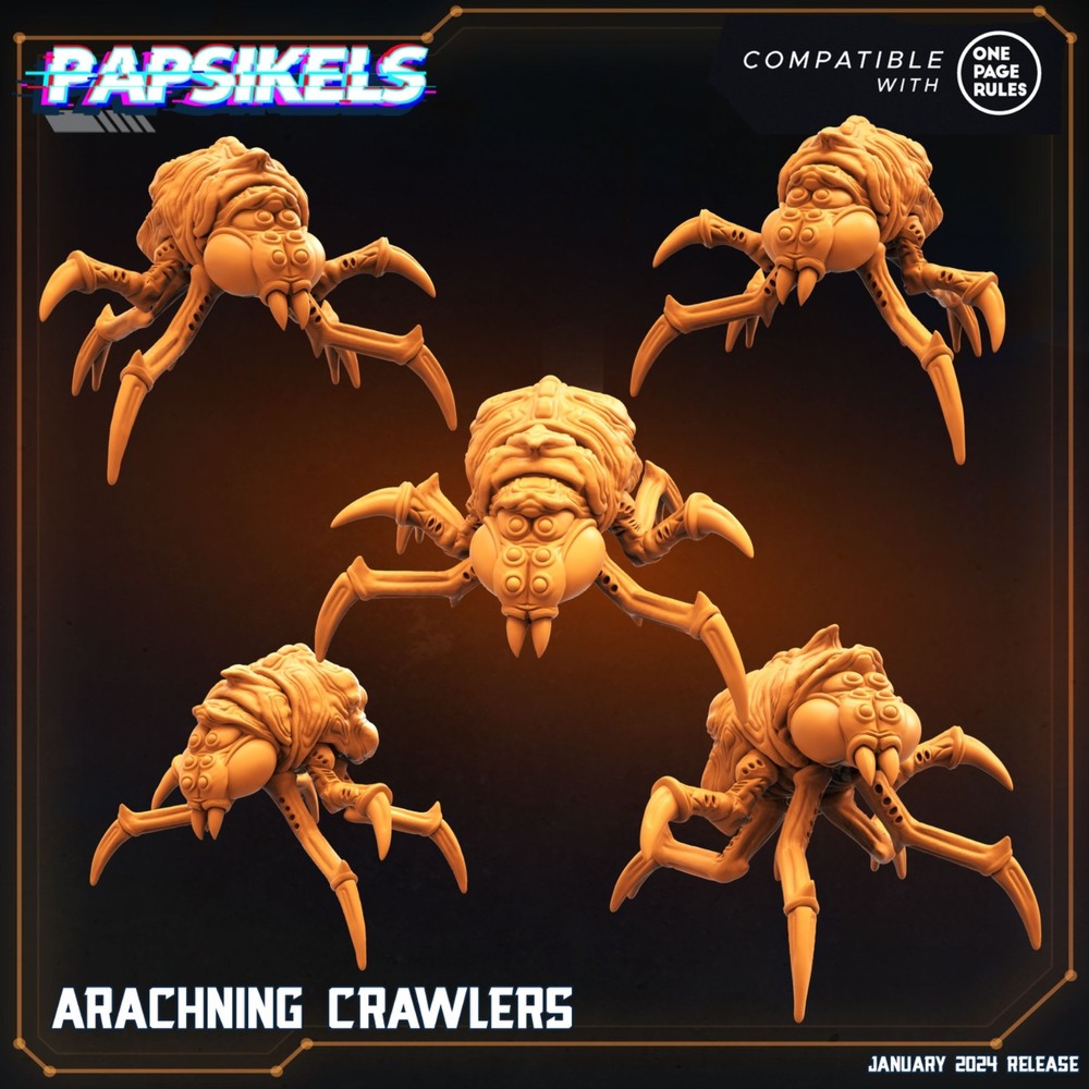 Arachning - Crawlers - PAPSIKELS 28mm 32mm Scale Miniatures
