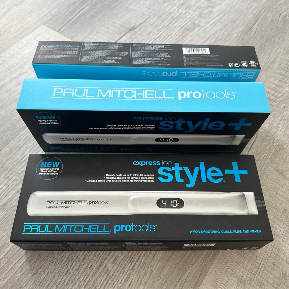 Paul Mitchell Pro Tools Express Ion Style+ 1" Ceramic Flat Iron - Silver