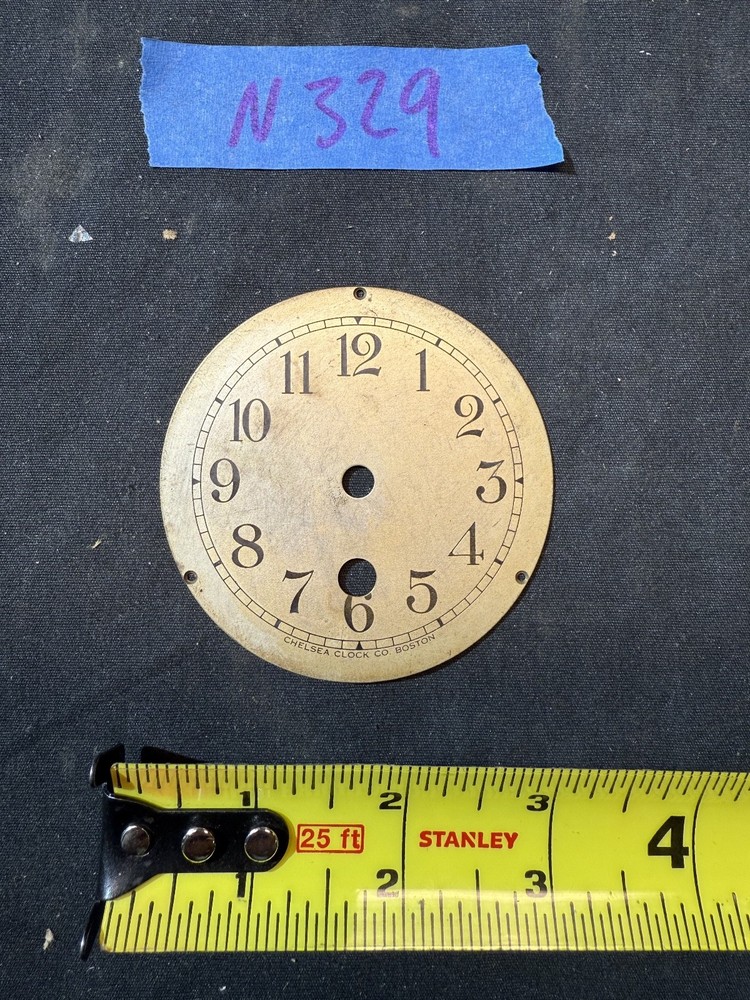 (N329) ANTIQUE 3" CHELSEA CLOCK DIAL
