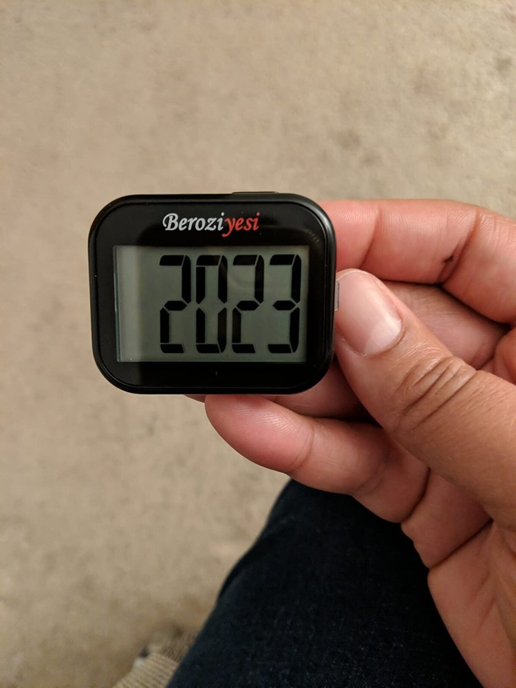 3D Pedometer for Walking, Simple Step Counter with Assorted Colors