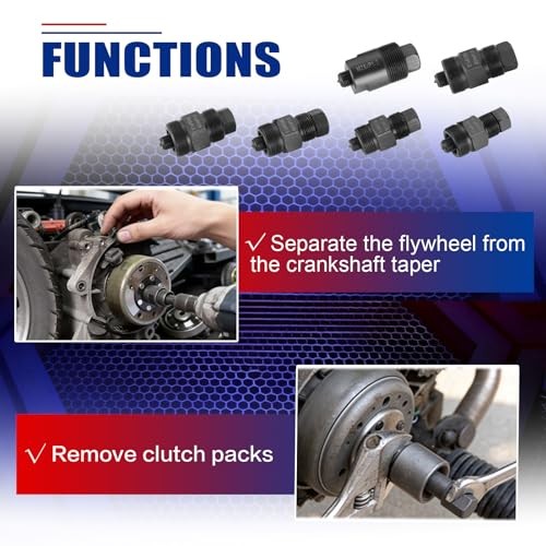 10PCS Motorcycle Flywheel Puller Set – Universal Flywheel Puller Tool Kit