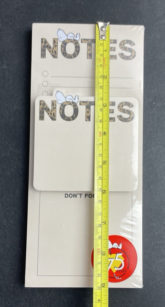 Graphique Snoopy Notepad Set Don't Forget Notes 9"x4" NEW
