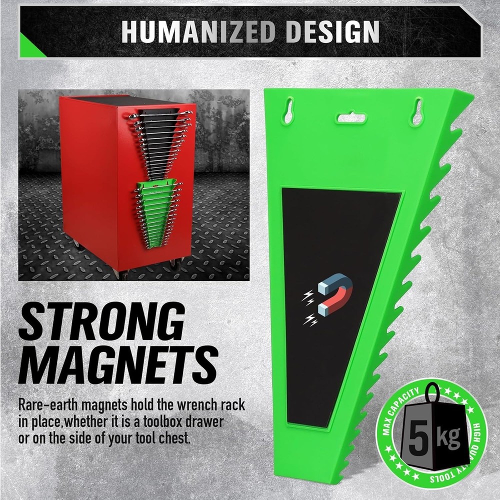 Magnetic Socket Holder & Wrench Organizer