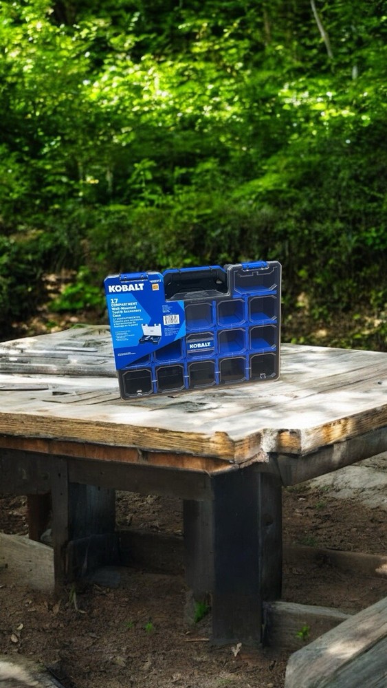 Kobalt 17 Compartment Tool   Organizer Wall Mounted