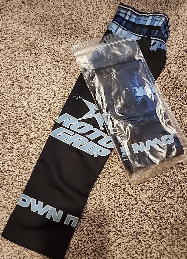 2 Roto Grip Compression Sleeve, Blue Grunge