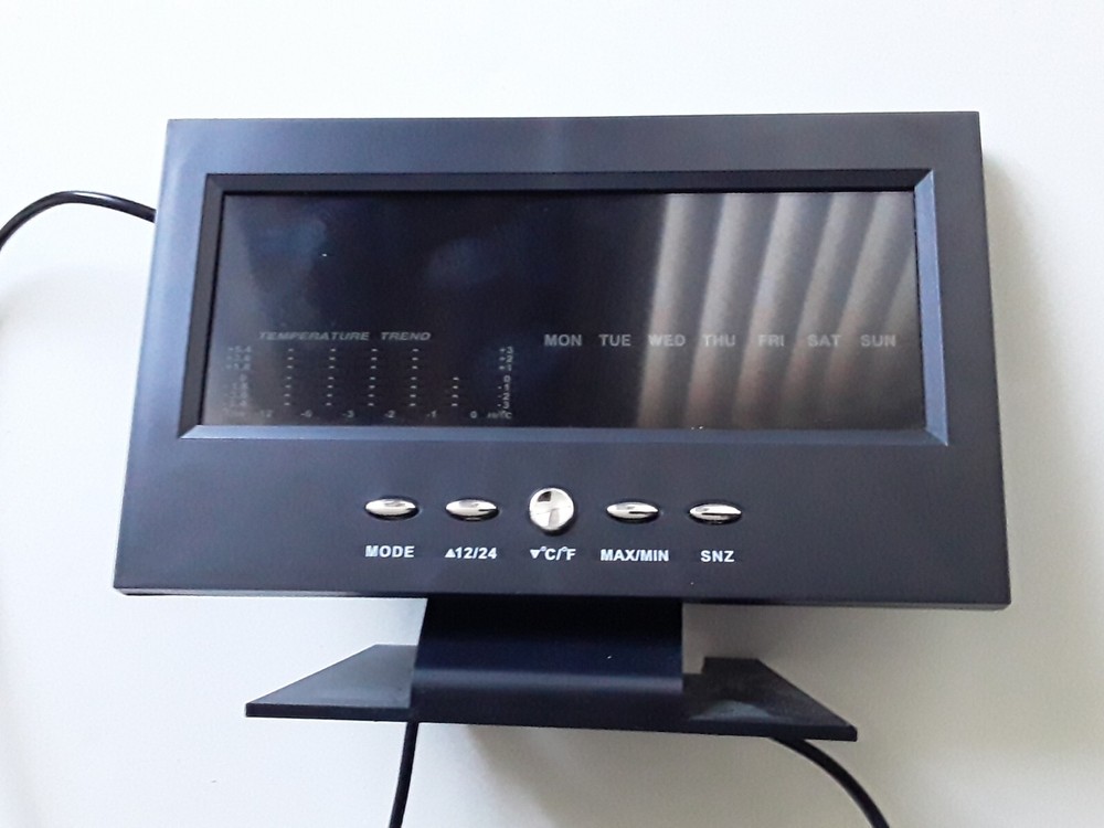 Digital Voice weather station clock