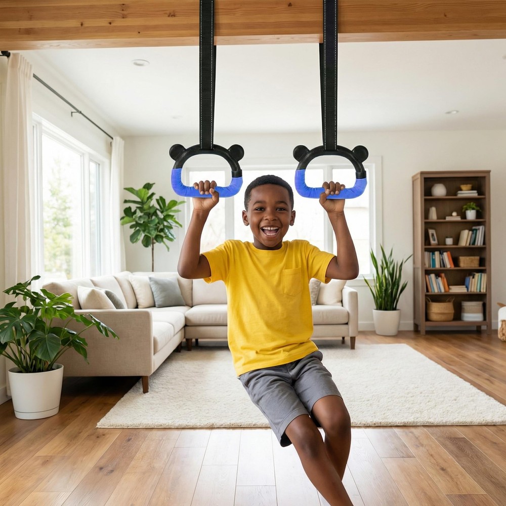 Adjustable Gymnastics Rings for Home Workouts & Strength Training