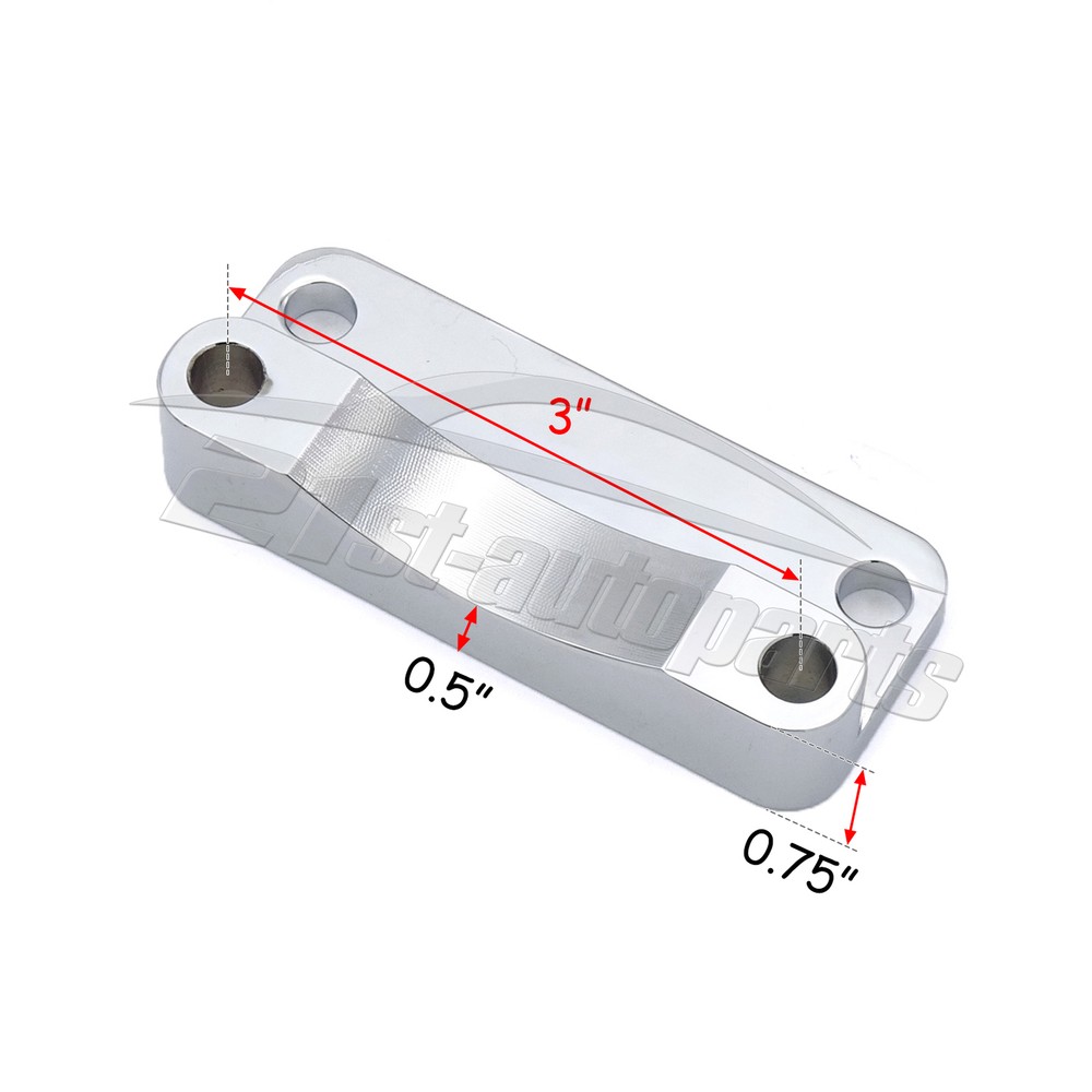 Front Fender 20mm Riser Relocator Spacers For Harley FLHT FLTR FLHX 2003-2013