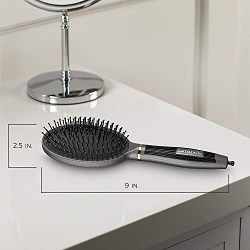 LumaBella Cushion Brush with Keratin Micro-Conditioners & Ionic Bristles