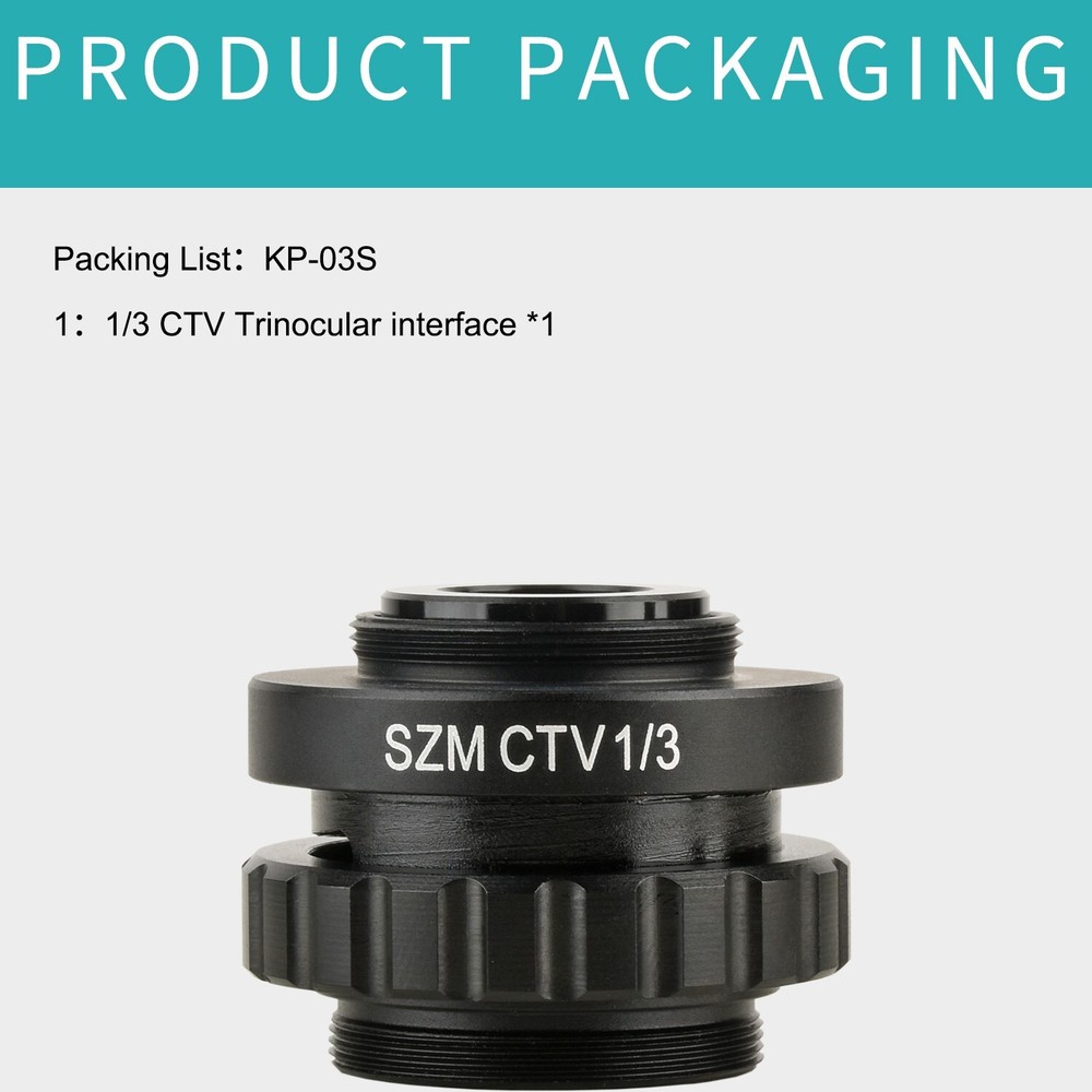 1/3 CTV Microscope Interface Adjustable Focal Length 28mm Mounting Interface