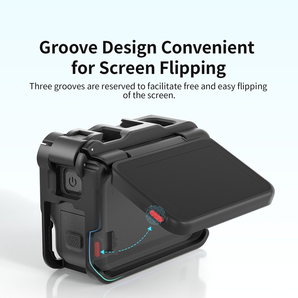 For Insta360 Ace/Ace Pro Camera ABS Plastic Housing Frame Case Protector Cover
