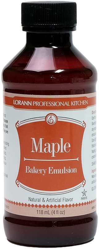 Bakery Emulsions Natural & Artificial Flavor 4oz Maple