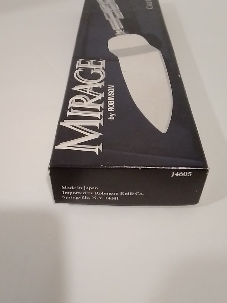 Mirage Cake Cutter & Server 11" Acrylic Handle Stainles Steel