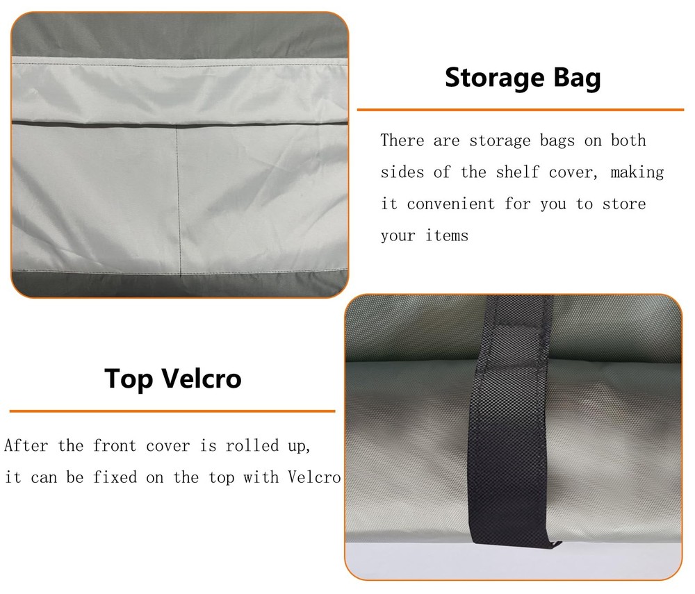 Heavy-Duty Waterproof Wire Shelf Cover, Garage Storage Shelving Protector, Un...