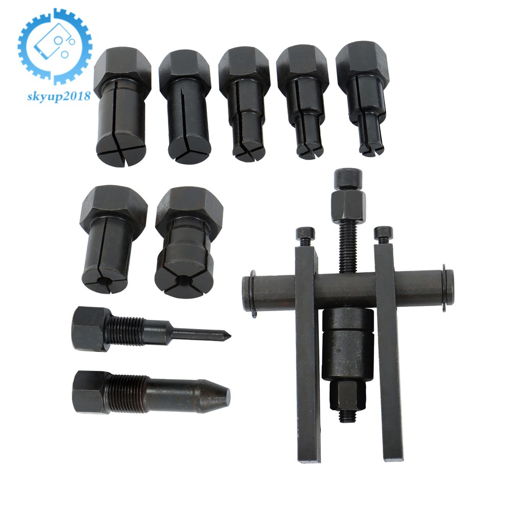 10 Piece Motorcycle Blind Inner Bearing Puller Tool Kit Removal Tool 8-25MM