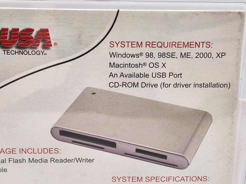 Comp USA 9 in 1 External Flash Media reader/writer New