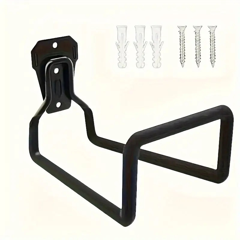1PC Wall - Mount Hose Holder, Heavy - Duty, Rust - Resistant, Garage Organizer