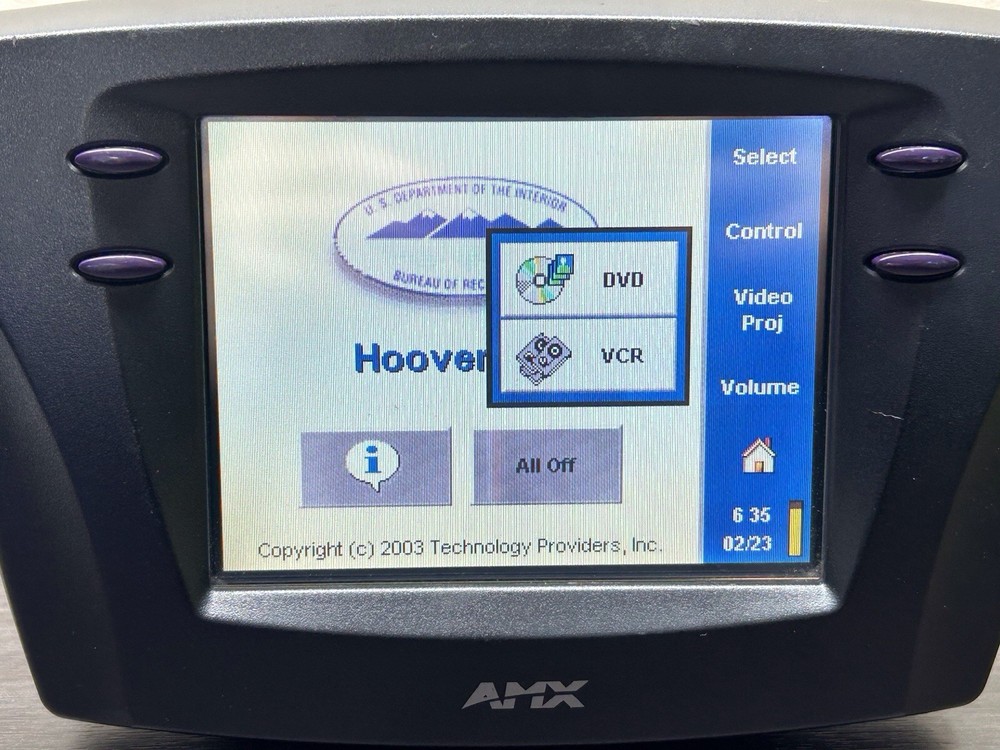 AMX VIEWPOINT ( VPT-CP) TOUCH SCREEN #D616