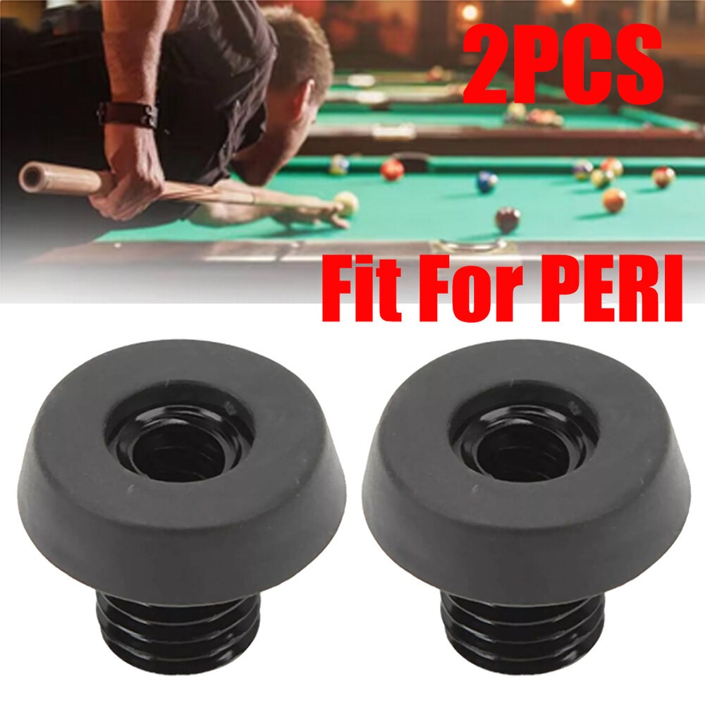 2PCS Pool Cue Back Plug Screw Bottom Bumper Protector Fit for PERI Billiard Cue