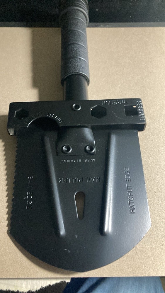 Eddie Bauer Camping Multitool Shovel With Compass And Sheath