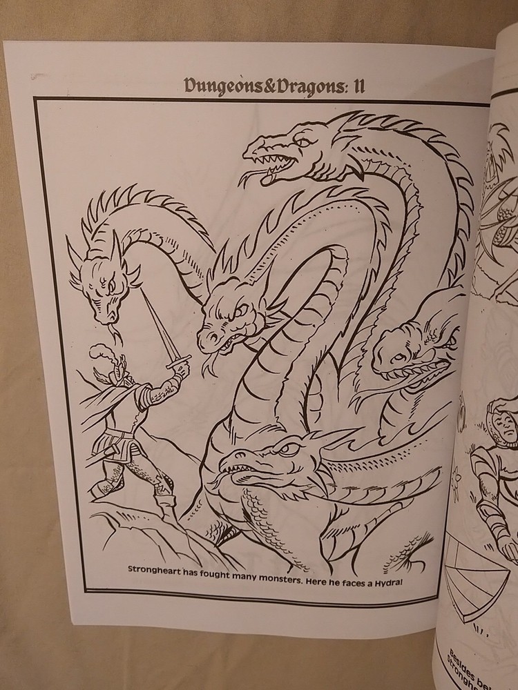 Dungeons and Dragons Coloring Book