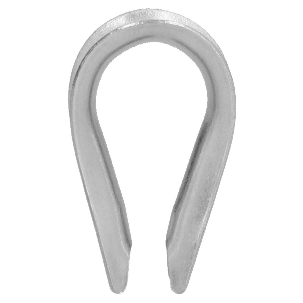 (M2 2mm)50Pcs Wire Rope Thimble Stainless Steel Cable Rigging Tools For Ship