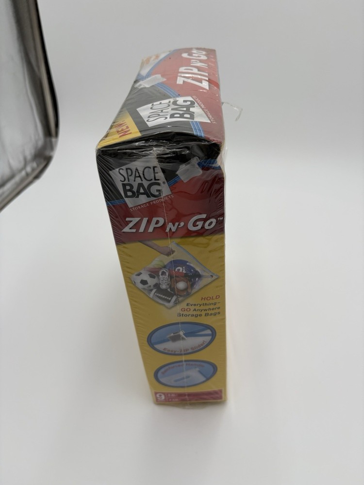 Space Bag Brand New Zip N Go 9 Bag Value Pack
