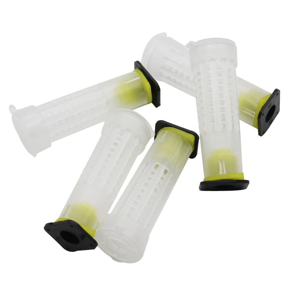 30pcs Queen Bee Roller Cages -Plastic Beekeeping Rearing Cup Kit bee...