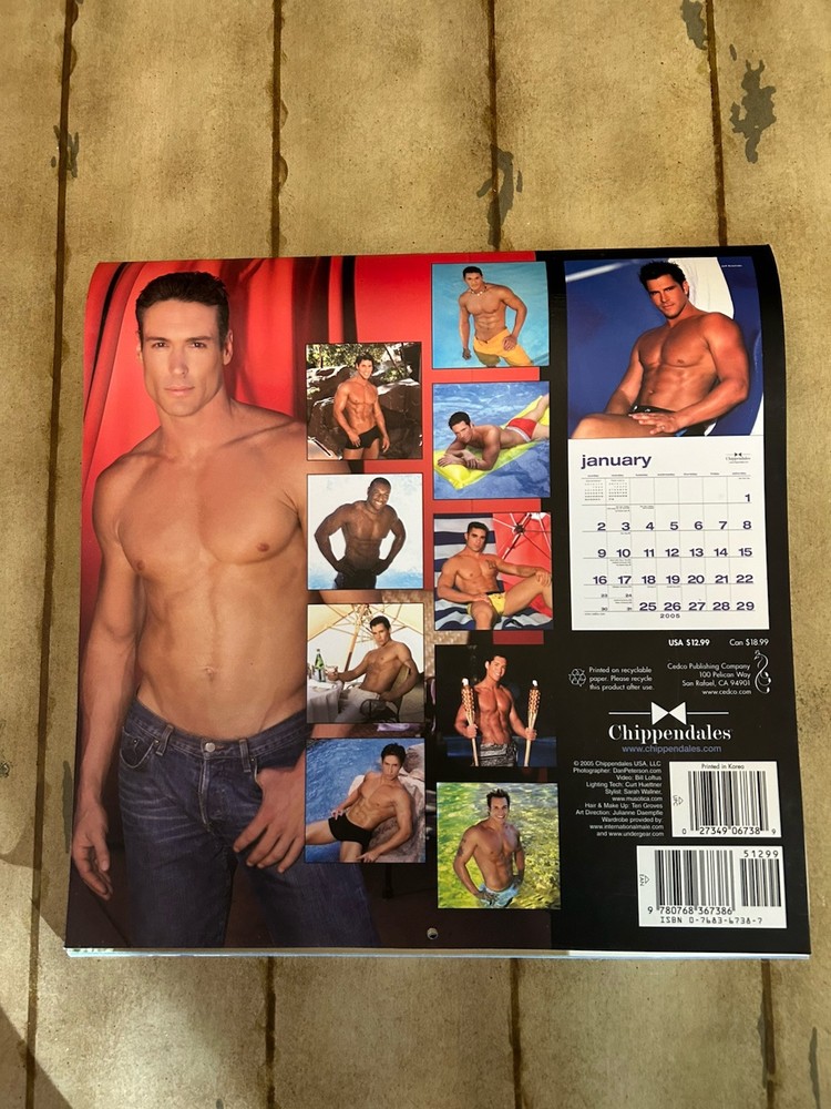 Chippendales 2005 Calandar Great Shape