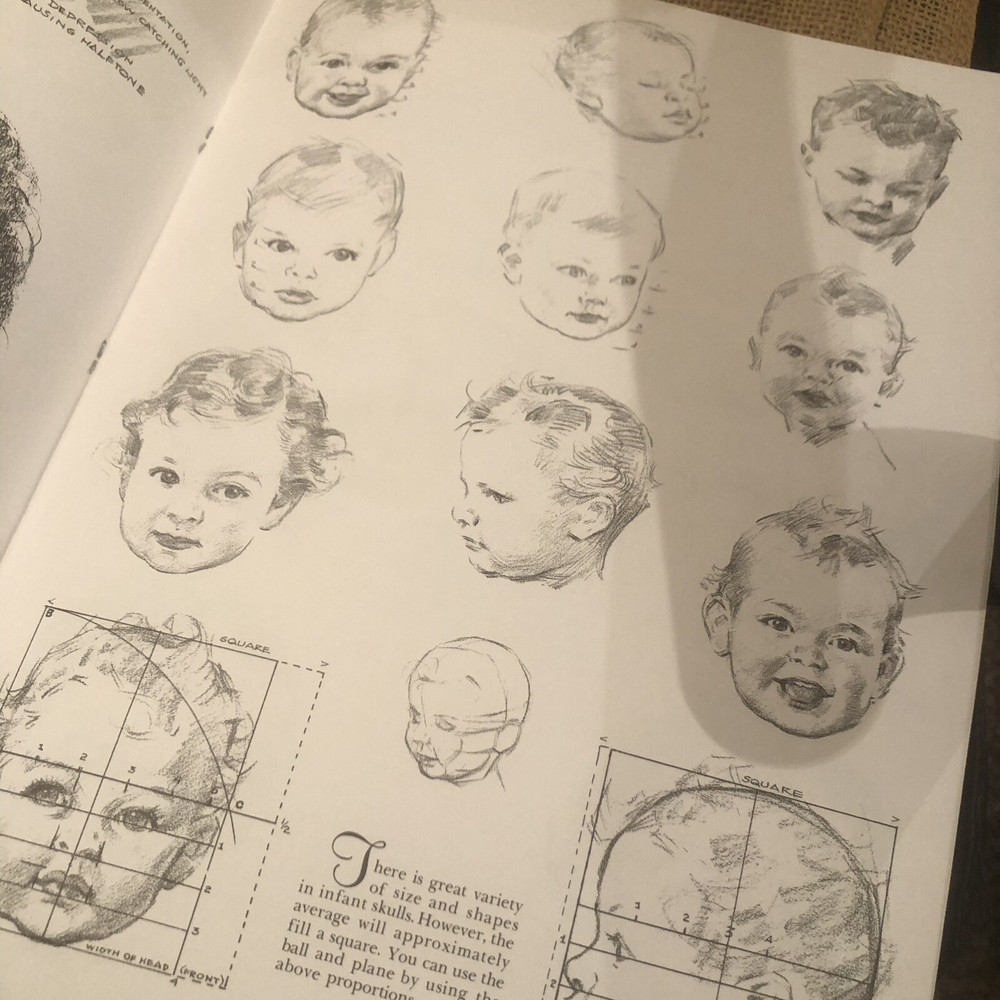 Heads 2 How to draw Instruction book 1943