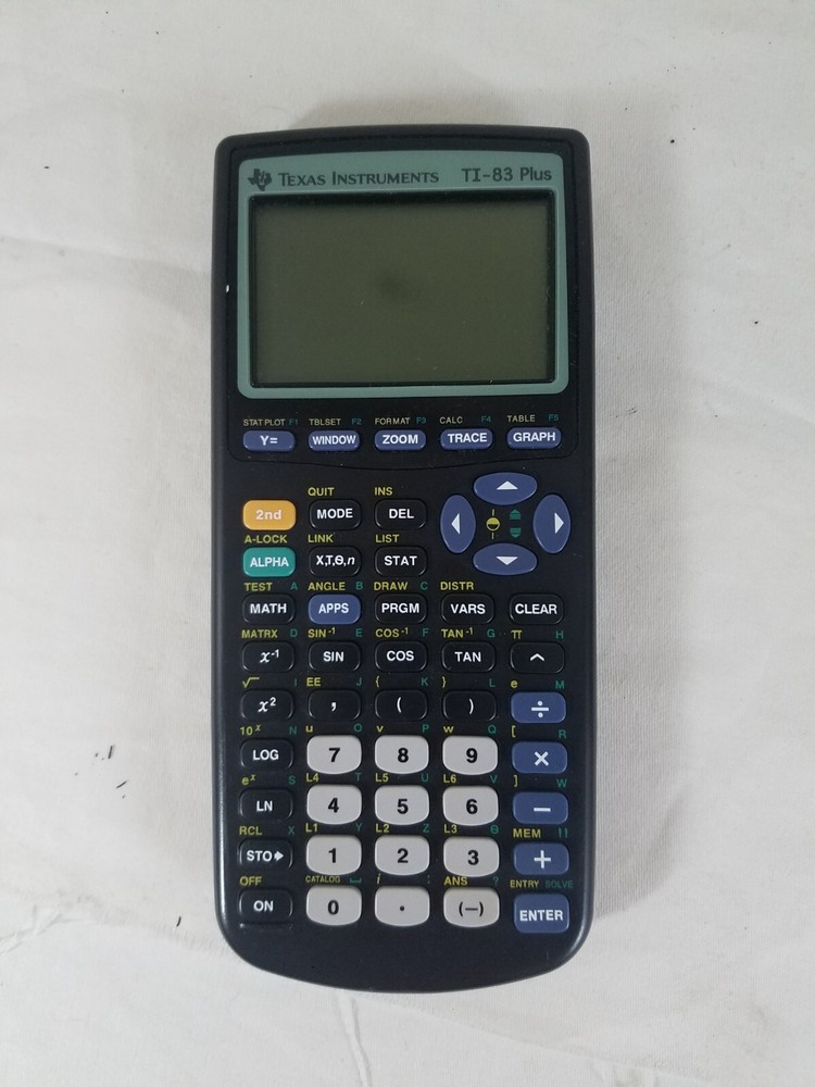 Texas Instruments TI-83 Plus Graphing Calculator with Cover