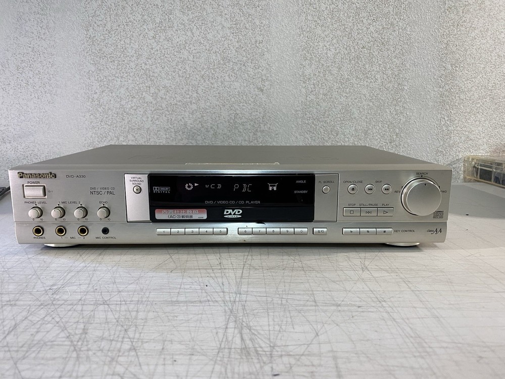 Panasonic DVD- A330 Asia Exclusive NO REMOTE Working