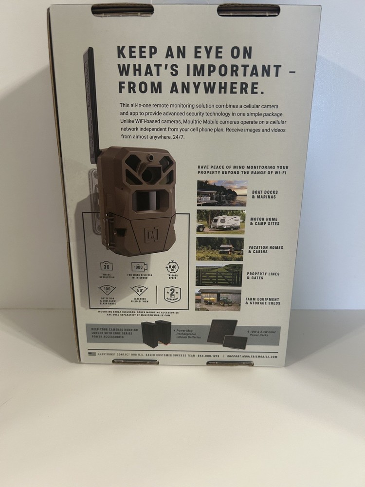 Moultrie Edge 2 Game Camera Cellular Security Trail Camera - FREE SAME DAY SHIP!