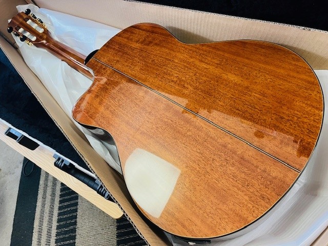ARIA A-35SCE Electro-Classical Guitar Soft Case Cutaway 48mm Nut