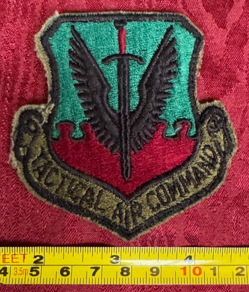USAF Tactical Air Command Patch Uniform Removed Vintage